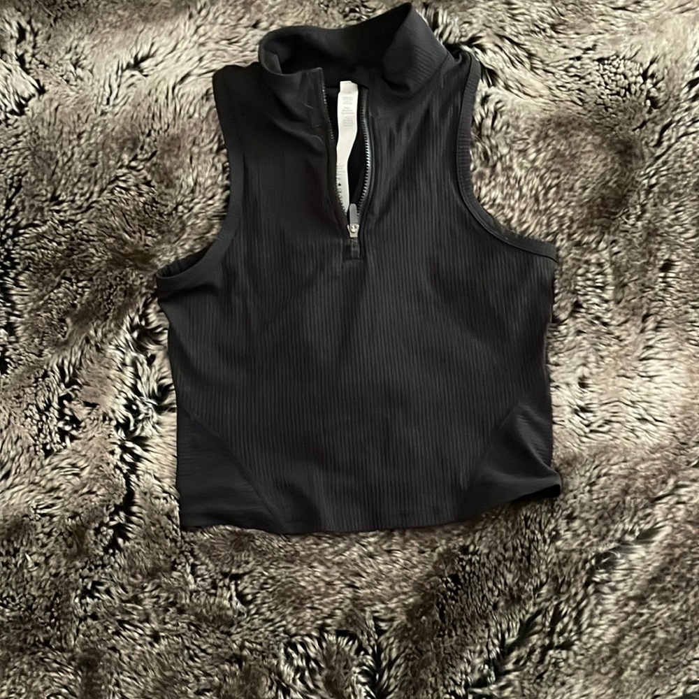 Lululemon racer back with front zipper